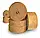 Міжвінцевий утеплювач для дерев'яного будинку в стрічці Льон/Джут шир.8 см довжина 25 м, фото 6