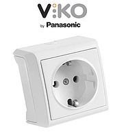 Розетка с заземлением белая  Viko Vera Білий 90681008