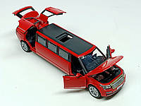 Машина Автопром Land Rover лимузин 1:32 красный 6622L-3