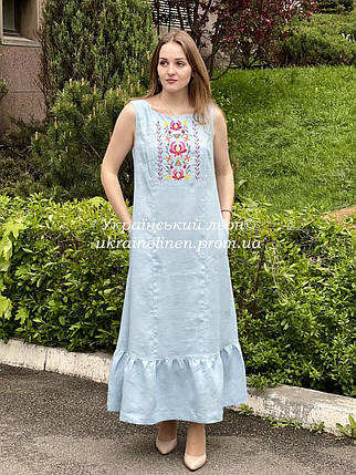 Сукня Діамара блакитна, фото 2