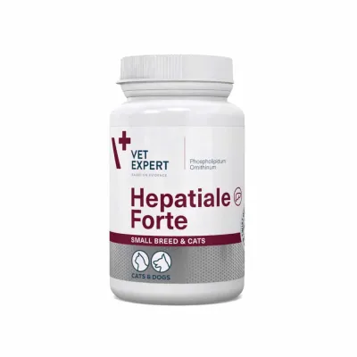 Харчова добавка для котів та собак малих порід Vet Expert (Вет Експерт) Hepatiale Forte підтримка функцій печінки 40 шт