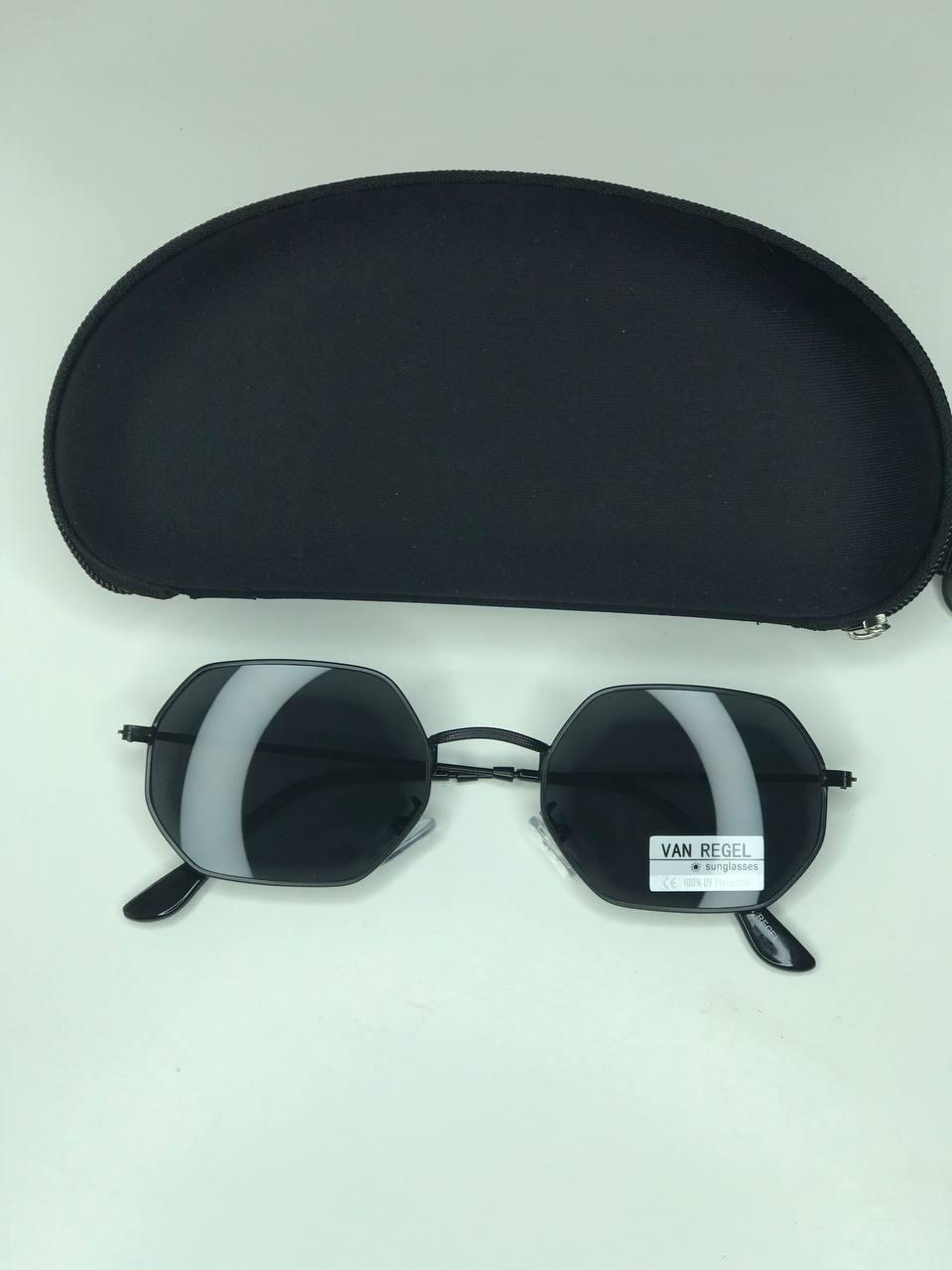 Чоловічі літні окуляри rayban у чорному кольорі та з дзеркальними лізинами на літо для чоловіків