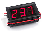 Вольтметр D-SUN DC 4,5-120 В (червоні цифри), фото 2