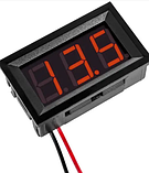 Вольтметр D-SUN DC 4,5-120 В (червоні цифри), фото 3