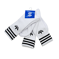 Носки высокие белые Шкарпетки adidas original високі білі м 38-42 high crew s21489