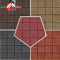 Тротуарна плитка БРУКІВКА 100х100 60мм