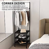 "Угловая напольная вешалка для одежды 'Corner Coat Rack NO:9603' - Оптимальное использование пространства"