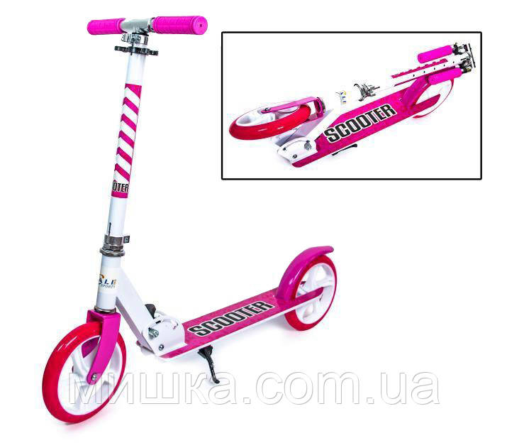 Двоколісний самокат складаний Scooter 460 Pink