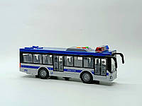 Автобус Yi Wu Jiayu "Police" 28 см музыкальный синий RJ5513A