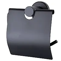 Тримач туалетного паперу Globus Lux BS8410 чорний матовий неіржавіюча сталь SUS304