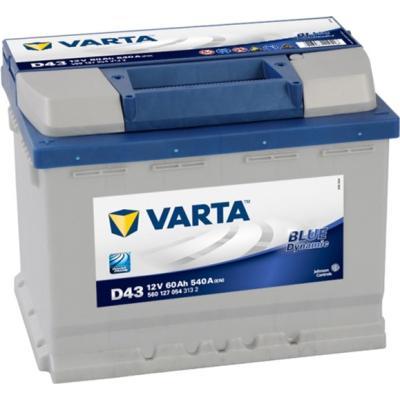 Акумулятор автомобільний Varta 60 А·год Blue Dynamic D43 (560127054)