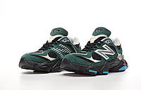 New Balance 9060 Green Зеленые женские кроссовки Нью Беленс 9060. Модные кроссы для девушек.