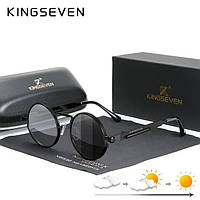 Фотохромные очки для мужчин и женщин KINGSEVEN N7579 Black Photochromic