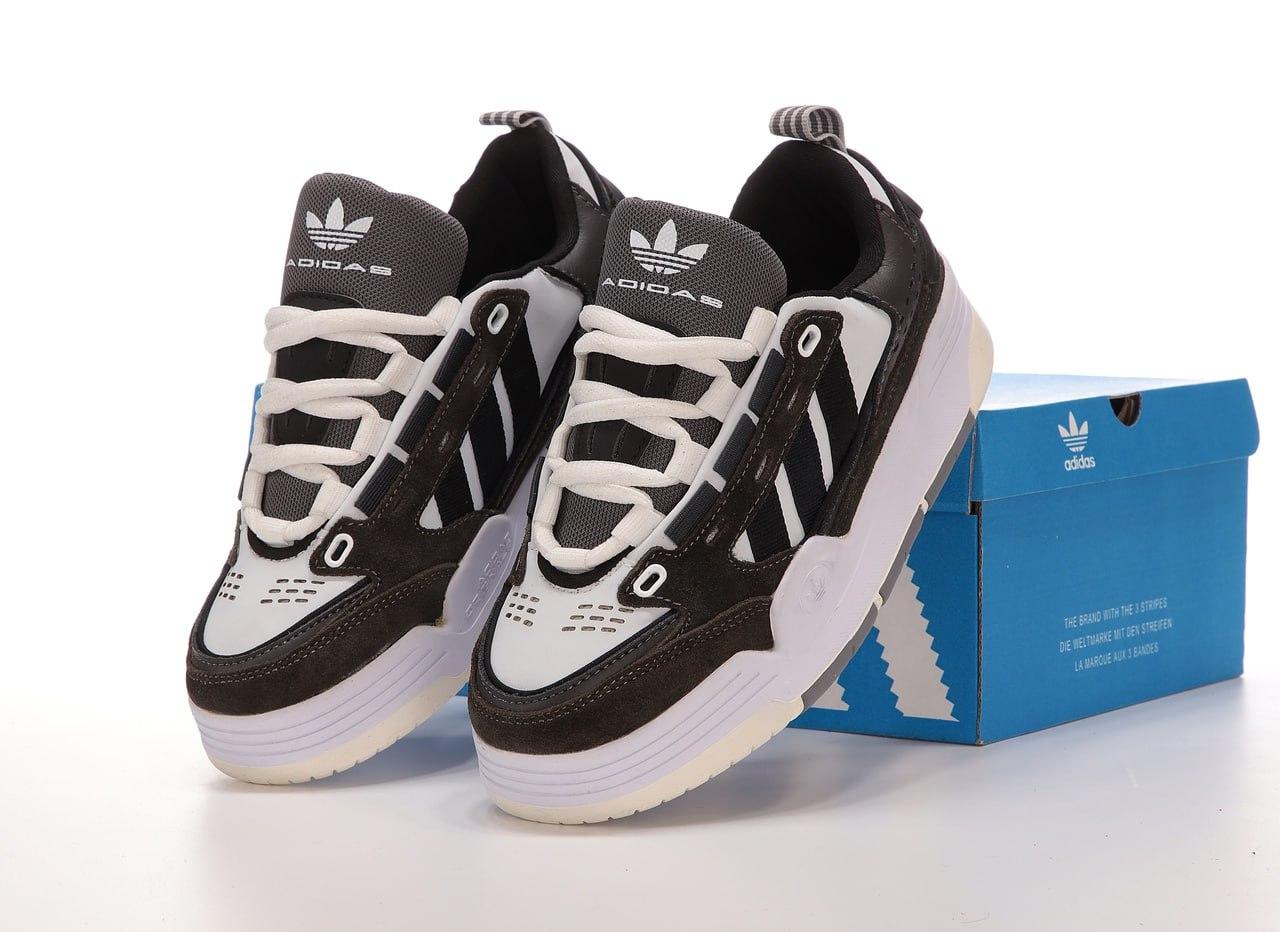 Adidas Adi2000 Black White Молодежные женские кроссовки. Стильные ...