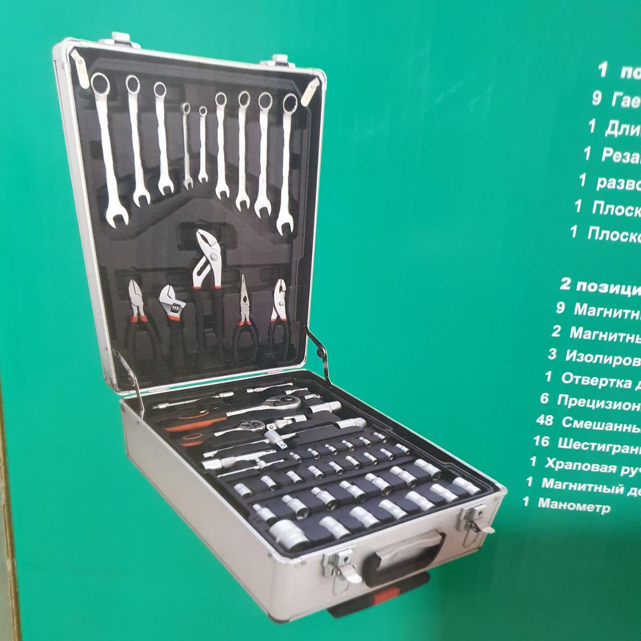 Большой набор инструментов Rainberg 399 шт Универсальные наборы инструмента в чемодане SNM - фото 2 - id-p2186476742