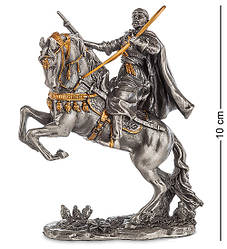 Статуетка олов'яна Veronese Воїн на коні 10х8 см 1903559 мініатюра