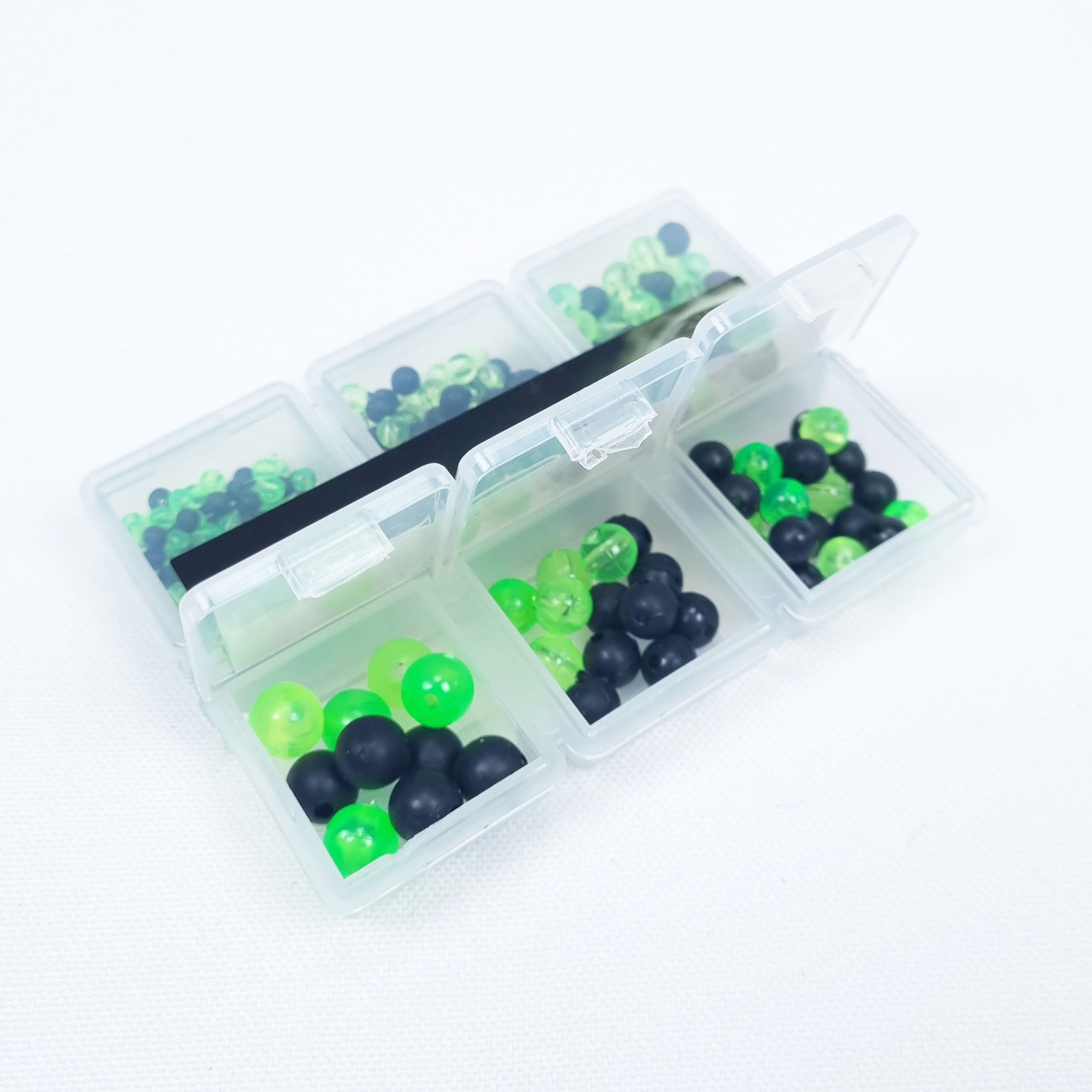 Стопорні намистини для гачків/жилки EnergoTeam 6 видів гумова намистина для коропового монтажу, фото 1