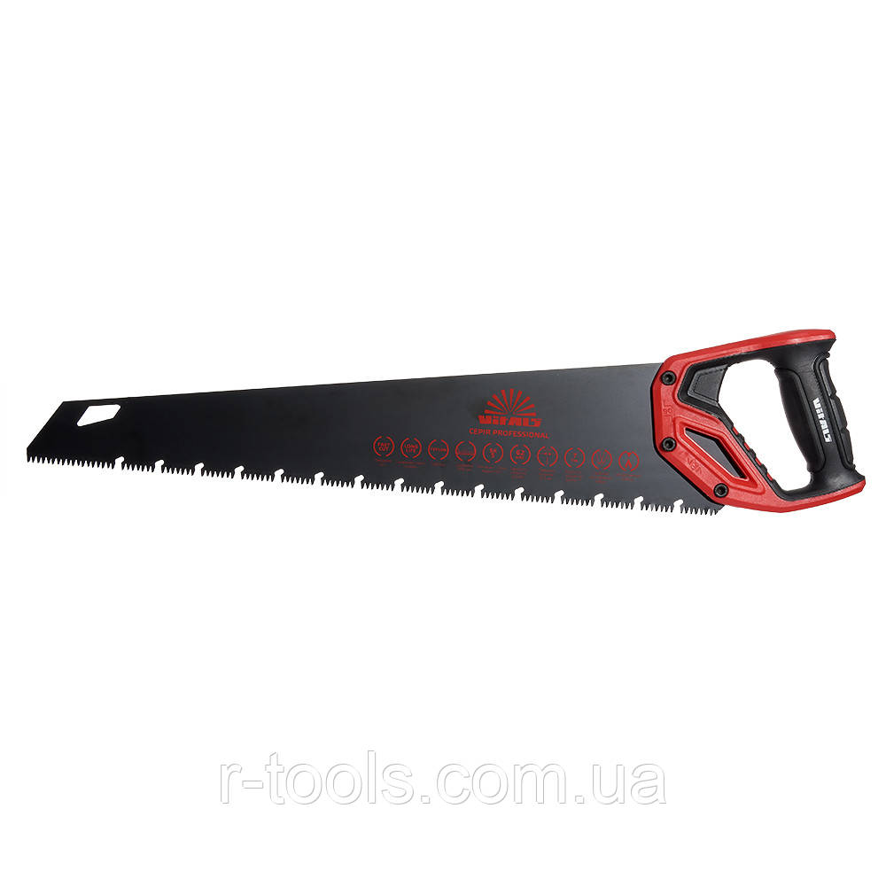 Ножівка для дерева з тефлоновим покриттям 500 мм 7 з/д сталь SK5 Vitals Professional 190049