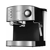 Кофеварка рожковая бытовая электрическая кофе машина капельная MPM электрокофеварка качественная MKW-06M SNM
