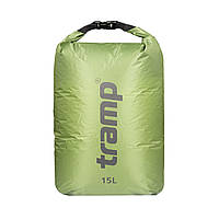 Гермомішок, сумка герметична водостійка Tramp нейлон 20D Rip-Stop olive 15 л