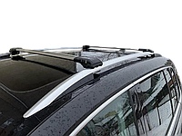 Багажник на рейлинги на крышу авто (2 шт) Серый для Volkswagen Tiguan 2007-2016 гг drd