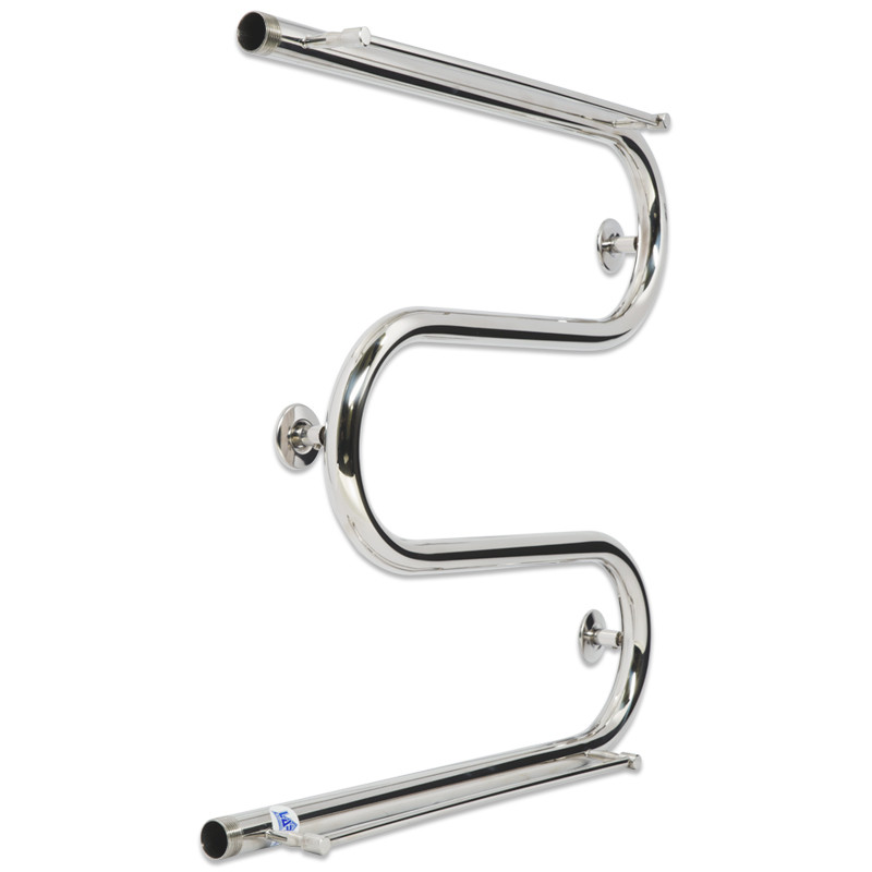 Водяна рушникосушарка Laris Змійовик 25 РС3 500 х 500 з 2-ма поличками 3/4''