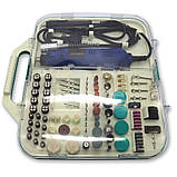 Гравер ROYCE з комплектом фрезерувальних насадок та гнучким валом потужність 135 Вт, фото 6