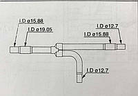 Тройник Fujitsu для VRF систем 15.88/19.05 х 12.7/15.88 х 12.7 мм