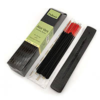 Aloe Vera 40 Stiks with Incense Holder (Пахощі 40 штук з дерев'яною підставкою) (Tulasi)