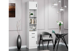 Шафа офісна, стелаж для офісу, етажерка ШОФ-121, колір Білий