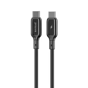 Дата-кабель Proove Flex Metal USB Type-C (тато)  -  USB Type-C (тато) 1m Black 60w