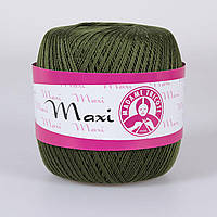 Madame Tricote Paris MAXI (Максi) № 4941 хакі (Бавовняна пряжа, нитки для в'язання)