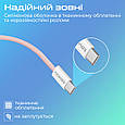 Кабель Promate EcoLine-CC120 USB-C to USB-C 60W Power Delivery 1.2 м Pink (ecoline-cc120.pink), фото 5