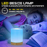 Світлодіодна лампа нічник Vaileal, настільна лампа з сенсорним керуванням USB-зарядка 13 кол, фото 8