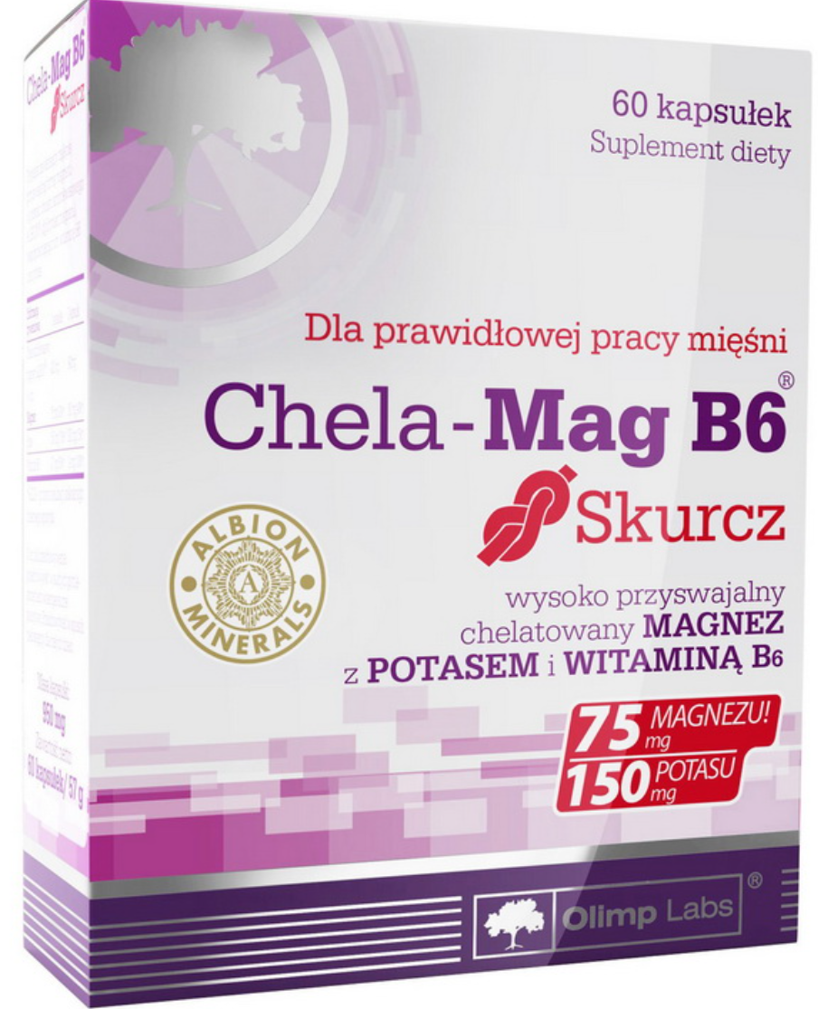 Магній+В6 OLIMP Chela-Mag B6 Skurcz 60 капс