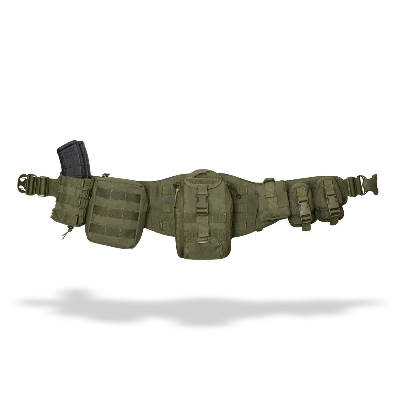 Комплект Modular Battle Belt S\M 1-го класу захисту. Тактичний пояс з обвісами. Олива