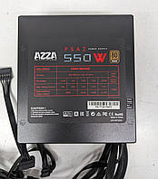 Блок питания 550Вт для ПК AZZA PSAZ-550W /80PLUS BRONZE /видеокарта 2x(6+2pin)