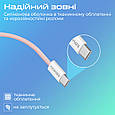 Кабель Promate EcoLine-CC200 USB-C to USB-C 60W Power Delivery 2 м Pink (ecoline-cc200.pink), фото 5