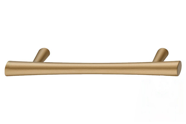Меблева ручка рейлінгова Hafele 138 х 29 мм/96 мм цамак матовий золотий (102.04.162)
