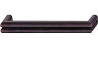 Мебельная ручка скоба Hafele 138 х 30 мм/128 мм цамак антикварный медный (106.61.033)