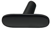 Мебельная ручка кнопка Hafele 46 х 31 мм цамак матовый черный (106.70.120)