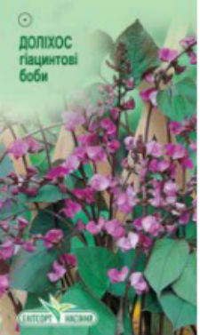 Купить Семена Долихос лаблаб 5 шт., цена 11 ₴ — Prom.ua (ID#405297891)