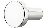 Мебельная ручка кнопка Hafele 20 х 31 мм цамак полированный хром (110.35.271)