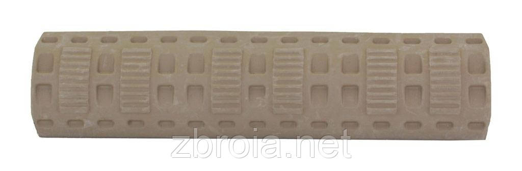 Захисна накладка DLG Tactical (DLG-062) 15 см на планку Picatinny (полімер) койот, фото 1