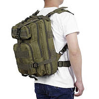 Тактический рюкзак 26 л Trizand, туристический рюкзак, Зеленый (23243) DL
