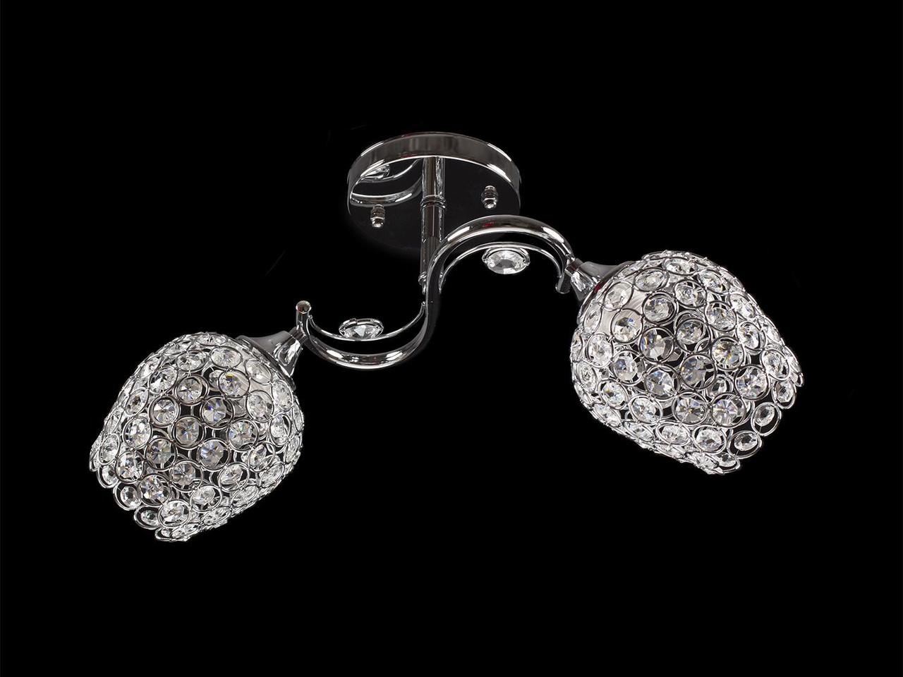 Люстра стельова на два плафони