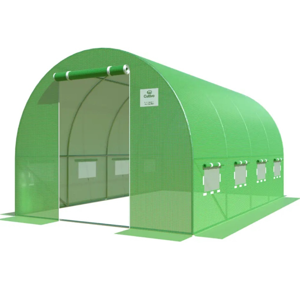 Садова теплиця (парник) 2,5x4x2 м Focus Garden Польща зелена