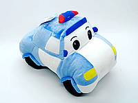 М'яка іграшка подушка Star toys "Машинка синя" робокар Полі 00663-51