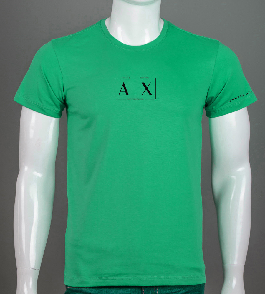 Футболка чоловіча AX Armani Exchange 2327м (Уп.4шт M-XXL), Зелений