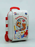 Игровой набор Technok toys "Маленький доктор" с халатом, в чемодане на колесах 4319